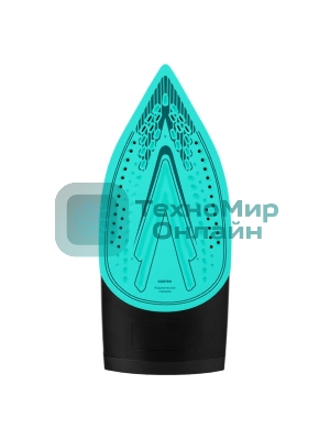 Утюг Centek CT-2314 черный/бирюзовый, 2800 Вт, 50 г/мин, 190 г/мин, 370 мл