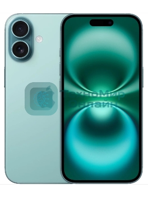 Смартфон Apple iPhone 16 A3287, 8/128Gb, бирюзовый