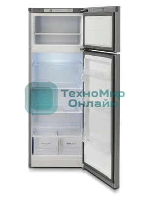 Холодильник Бирюса Б-M6035 металлик двухкамерный 240/60л морозилка сверху