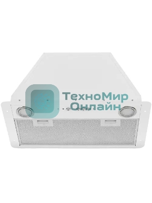 Вытяжка встраиваемая Elikor Flat 52П-650-К3Д белый, 52 см, 650 куб. м/ч, 60 дБ