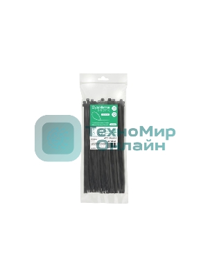 Стяжка кабельная 300х3.6 черный (уп. 100 шт) SE IMT30036B