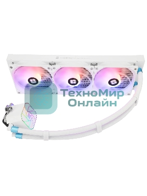 Водяное охлаждение для процессора Thermalright Aqua Elite 360 White ARGB V3 (360мм, White, ARGB/ Fans: 3x120мм, 66.17CFM, 25.6dBA, 1500RPM/ Pump height 53mm, 23dBA, 3300RPM, Rad thickness 27mm/ S: 1200, 1700, 1851, 2011, 2066, 115X, AM5, AM4)