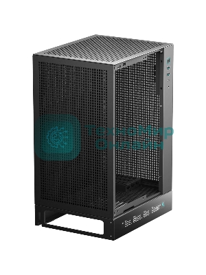 Компьютерный корпус Deepcool CH170 DIGITAL черный без БП mini-ITX 1x120мм 1xUSB 2.0 1xUSB 3.0 audio bott PSU