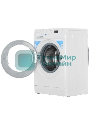 Стиральная машина Indesit BWSA 7109 WSV белый, загрузка фронтальная 7 кг, 1000 об/мин, класс: A