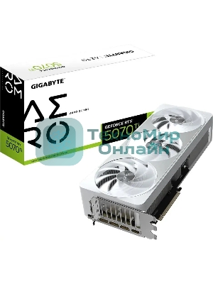 Видеокарта Gigabyte GV-N507TAERO OC-16GD 1.0 NV RTX 5070TI 16Gb 256bit GDDR7 2805/28000/HDMIx1/