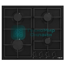 Газовая варочная поверхность Hotpoint HGMT 642 BL, независимая, черный