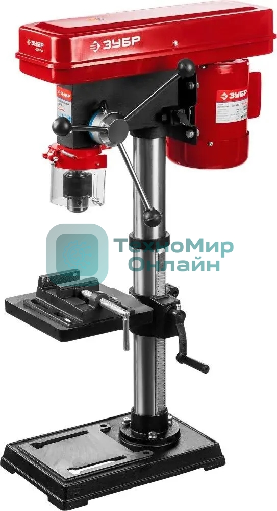 Станок сверлильный ЗУБР ЗСС-450 450 Вт, 2450 об/мин, 12 скоростей, патрон 16 мм