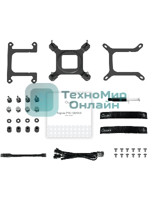 Система жидкостного охлаждения Ocypus Sigma L36 PRO BK IPS Display/черный/310W/All Intel/AMD AM*/Screws