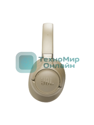 Беспроводные/проводные наушники JBL Tune 780NC бежевый, полноразмерные, Bluetooth + проводной, адаптивное шумоподавление