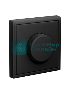 Светорегулятор поворотно-нажимной (диммер) ArtGallery LED RC 400Вт механизм карбон SE GAL001023