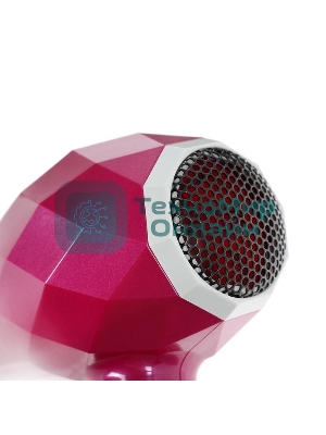 Фен Kelli KL-1124 розовый, 1800 Вт, компактный