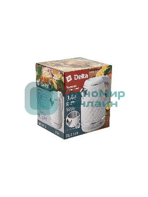 Чайник электрический DELTA DL-1113 белый