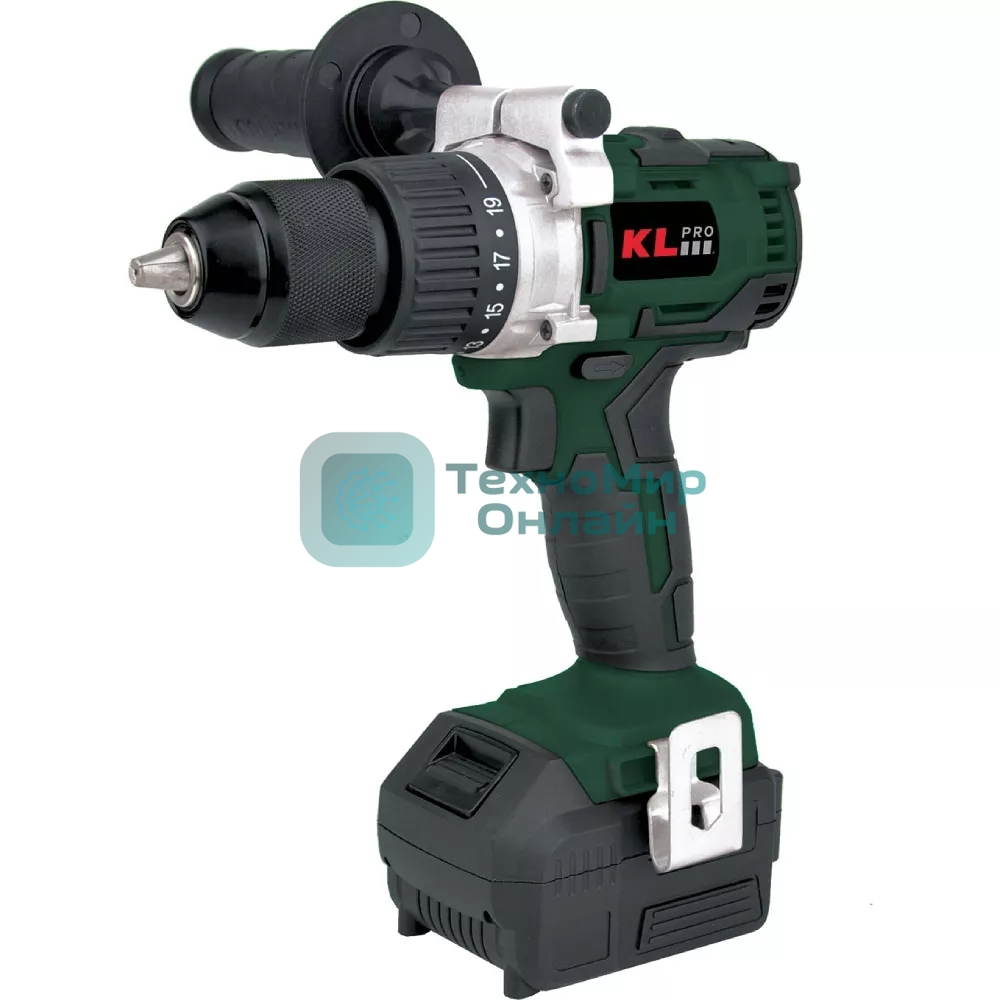 Дрель-шуруповерт Klpro KLNM18B-50, 18 В, 5 Ач, 60 Нм, бесщеточный