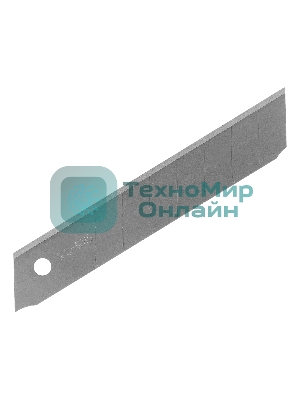 Лезвия Denzel 18 мм, сталь SK5 - 0,5 мм, 10 шт.