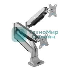 Кронштейн Kromax OFFICE-22 серебристый, 4 шт/уп. Кр. алюм. настол. для мон. 17