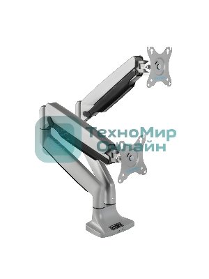 Кронштейн Kromax OFFICE-22 серебристый, 4 шт/уп. Кр. алюм. настол. для мон. 17