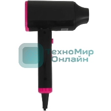 Фен ECON ECO-BH204D черный/розовый, 2000 Вт