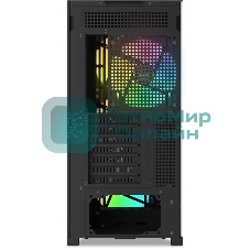 Корпус SAMA Z60, Midi-Tower, чёрный, 4 x 140 мм