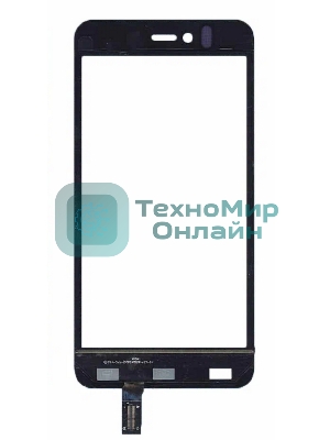 Сенсорное стекло (тачскрин) для Fly IQ YZ-CTP467(GN C620)-FPC, черное