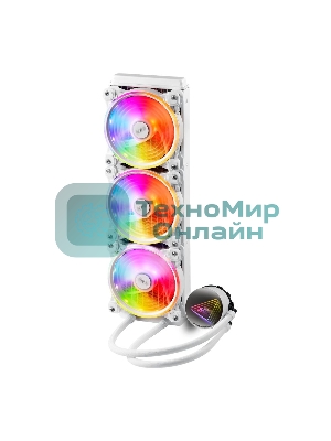 Система жидкостного охлаждения XPG Levante X 360, белый 120мм алюминий+медь 2000rpm 18.17db 4-pin 300W