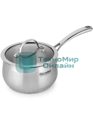 Ковш Rondell Admiring RDS-745, 1.7л, 16см, с крышкой, сталь