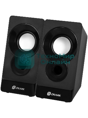 Акустическая система Oklick OK-165 2.0 черный 6Вт
