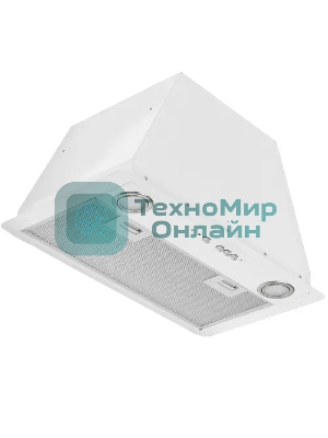 Вытяжка встраиваемая Elikor Flat 52П-650-К3Д белый, 52 см, 650 куб. м/ч, 60 дБ