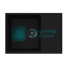 Кухонная мойка Maunfeld Lacrima 700 MFQS-700B черный