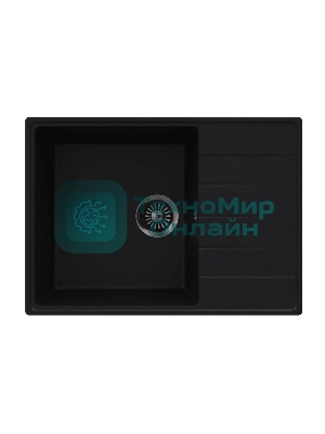 Кухонная мойка Maunfeld Lacrima 700 MFQS-700B черный