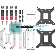 Система жидкостного охлаждения ID-Cooling SL240 XE ARGb белый 120мм алюминий+медь 1800rpm 30db 4-pin 300W