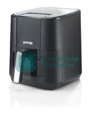 Аэрогриль Gorenje AF1350DWB черный, 1350 Вт, 5.4 л, сенсор, 8 программ