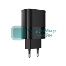 Сетевое зарядное устройство MORE CHOICE (4620202553386) NC09 1USB 3.0A QC3.0 15W, черный