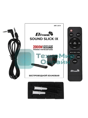 Акустическая система ELTRONIC Саундбар SOUND SLICK 9 (20-13) черный