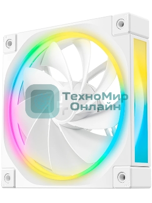 Вентилятор для корпуса Deepcool FL12R Wh Reverse ARGb 120х120x25 белый 4-pin 33.9дБ (R-FL12R-WHAPN1-G)