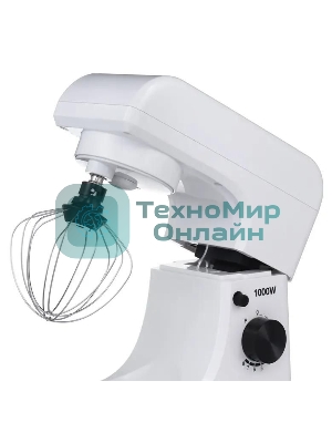 Миксер планетарный Hyundai HYM-S4451 1000 Вт, белый/черный