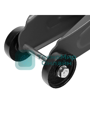 Домкрат гидравлический подкатной с фиксатором Denzel 2,8 т, 135-385 мм