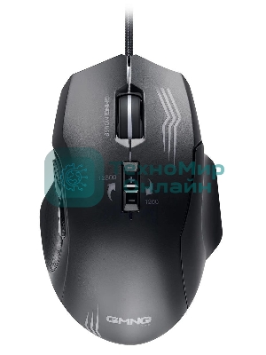 Мышь проводная GMNG 930GM черный, 12800 dpi, USB, кнопки - 7