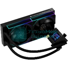 Система жидкостного охлаждения Thermalright Core Matrix 240 Vision (240мм, LED, Black, ARGB/Fans: 2x120мм, 68.9CFM, 28.2dBA, 2000RPM/Pump height 64.4мм, Rad thickness 27мм/S: 1700, 1200, 1851, 115X, AM5, AM4)