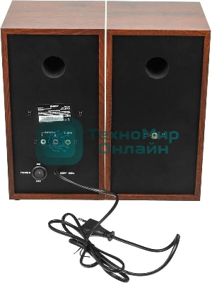 Акустическая система SVEN SPS-702 2.0 коричневый/орех 40Вт