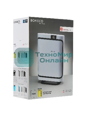 Очиститель воздуха Boneco P500 белый/черный, 30 Вт, 28 м², HEPA-фильтр, угольный фильтр