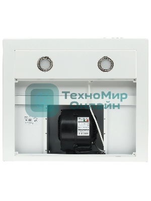 Вытяжка каминная Elikor Квадра 60П-430-К3Д белый, 60 см, 430 куб. м/ч, 54 дБ