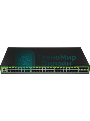 Коммутатор Digma DSP848G-6S+R700, 48×1 Гбит/с + 6×10 Гбит/с SFP+, управляемый