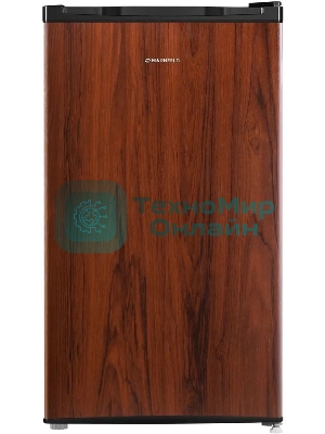 Холодильник Maunfeld MFF83WD дерево/черный мат. однокамерный 85л