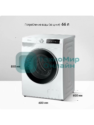 Стиральная машина Samsung WW11CG604CLELP белый, загрузка фронтальная 11 кг, 1400 об/мин, класс: A+++