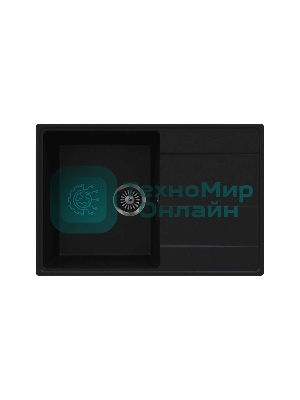 Кухонная мойка Maunfeld Lacrima 750 MFQS-750B черный
