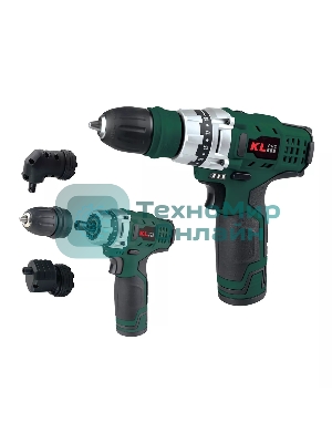 Дрель-шуруповерт Klpro KLNM1020S0, 10,8 В, 2 Ач, 30 Нм, бесщеточный