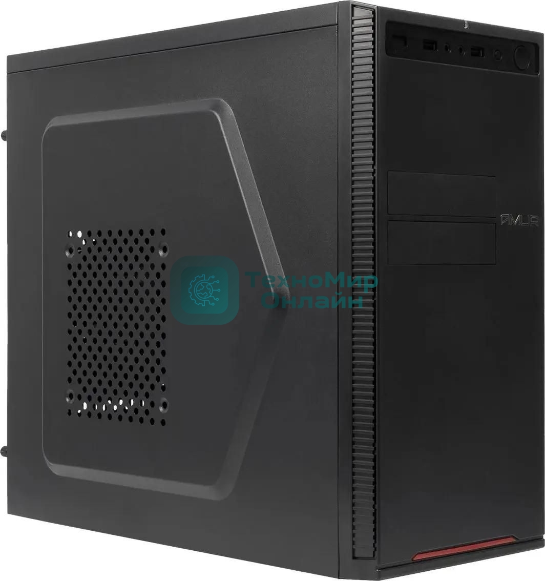 Компьютер Amur Нарвал B7I21 MT i3 12100 (3.3) 16Gb SSD 512Gb UHDG 730 FreeDOS GbitEth 400W мышь клавиатура черный (RUS) (2136975)