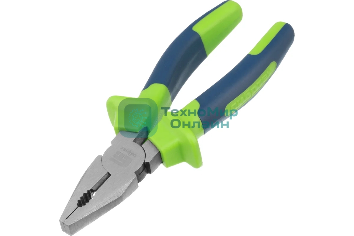 Плоскогубцы Сибртех 17051 комбинированные, 180 мм, двухкомпонентные рукоятки
