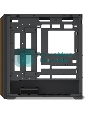 Корпус SAMA Z60, Midi-Tower, чёрный, 4 x 140 мм