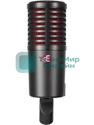 Микрофон динамический sE Electronics [DYNACASTER 8] студийный, для стримов и подкастов со встроенным предусилителем DYNAMITE, +48 В, 20 Гц - 19 кГц, кардиоида, в комплекте: резьбовой переходник на микрофонную стойку, стикер логотип sE, ветрозащита